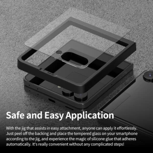 Araree Core Glass 2Pcs Screen Protector For Z Flip 8-Clear