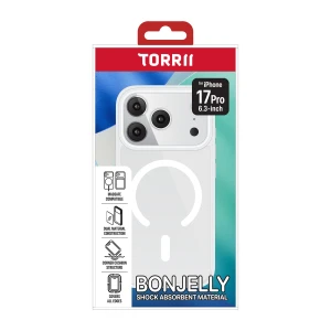 Torrii BonJelly (MagSafe Compatible) for iPhone 17 Pro (6.3”) - Clear-4895264800802