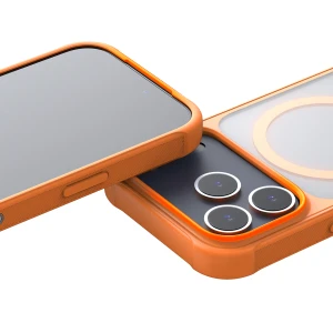 Arareee Duple Magsafe Armor Slim Case For iPhone 17 Pro Max- Orange