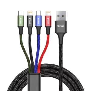 Xpower 4X1 4in1 Cable  2M USB-A  - Black-4897104700624