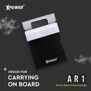 XPower AR1 Power Bank Protective Bag (Square) Black-4895246612997
