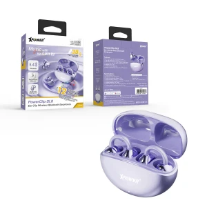 XPower PowerClip GL8 Ear clip wireless Bluetooth earphones Purple-4895246614328