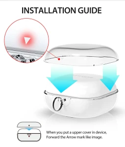 Araree Nu:Kin Series Case For Samsung Galaxy Buds Live - Transparent