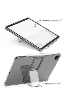 Araree Flexield Sp Case With Pencil Holder For Apple iPad Pro 12.9 (2021) - Clear