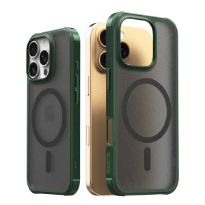 Arareee Duple Magsafe Armor Slim Case For iPhone 16 Pro - Green