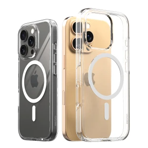Arareee Duple Magsafe Tpu Case For iPhone 16 Pro - Clear