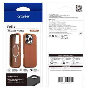Araree Pellis Magsafe Case For iPhone 16 Pro Max - Brown