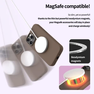 Arareee Typo Skin Silicon Case For iPhone 16 Pro Max - Golden Brown