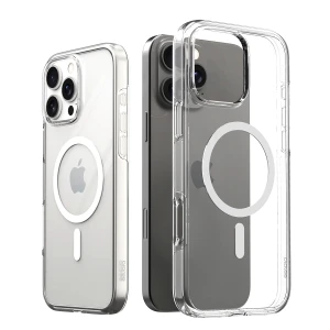 Arareee Duple Magsafe Tpu Case For iPhone 16 Pro Max - Clear