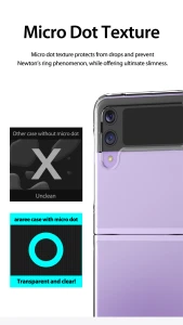 Araree Nukin 360 Series Case For Samsung Galaxy Z FliP 3 - Clear