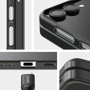 Araree Aero Flex Case With Finger Ring Holder For Samsung Galaxy Z Flip 7 - Black
