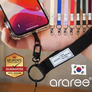 Araree Sport Hand Strap Burgundy