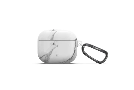 Casestudi Prismart Series Case For Airpods 3 - Marble White-4897071258401