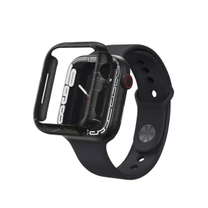 Casestudi Prismart Series Bumper Case For Apple Watch 44 - 45Mm - Marble Black-4897071259606