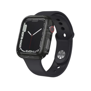 Casestudi Prismart Series Bumper Case For Apple Watch 44 - 45Mm - Marble Black-4897071259606