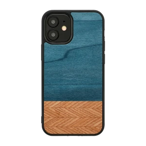 Man & Wood Case For iPhone 12 / 12 Pro - Denim