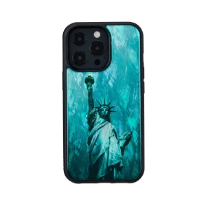 Inmok Ikins Series Cover For iPhone 13 Pro (6.1) - Statue Of Liberty