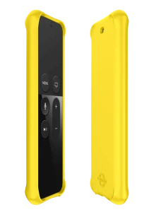 Itskins Spectrum Solid﻿﻿﻿ Series Case Antimicrobial For Apple Tv 4K Remote Control - Yellow-4894465080624