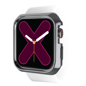 Itskins Spectrum Metal Antimicrobial 2M Anti Shock Protection Case For Apple Watch 44 / 45Mm- Space Gray + Clear 2 Pcs-4894465485481