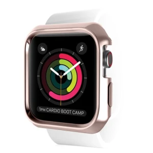 Itskins Spectrum Metal 2M Anti Shock Protection Cover For Apple Watch 44 -  45Mm- Rose Gold + Clear 2 Pcs-4894465276683