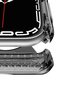 Itskins Spectrum Clear﻿﻿﻿﻿ Series Antimicrobial Case For Apple Watch 44 / 45Mm - Smoke-4894465190477
