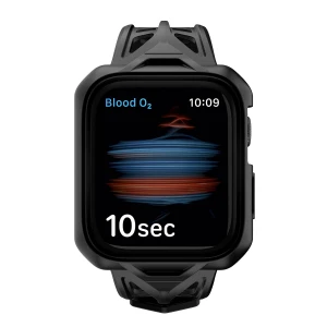 Itskins Spectrum Combo Watch Belt And Bumper Case Set For Apple Watch 40/41 Mm 2M Antishock - Black-4894465576912