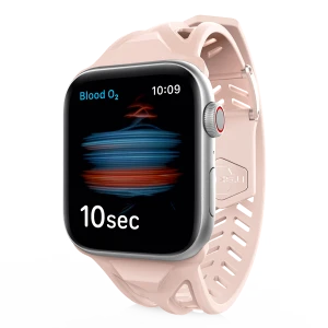 Itskins Spectrum Strap﻿﻿﻿﻿-Antimicrobial Watch Belt﻿ For Apple Watch 49/46/45/44 Mm - Light Pink
