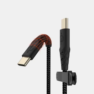 Itskins Supreme Roam Braided Cable 140W USB-C to USB-C 2.0M-Black -4894465059415