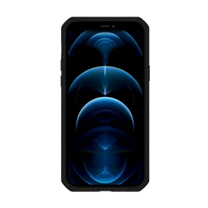 Itskins Feroniabio Pure Case For iPhone 12 Pro Max 2M Anti Shock - Black And Transparent-4894465756598
