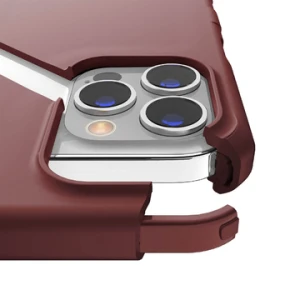 Itskins Supreme Solid - Antimicrobial Series Cover For iPhone 13 Pro (6.1) - Burgandy Red-4894465076672