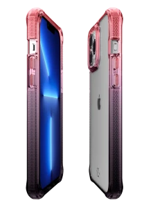 Itskins Supreme Prism Series Cover For iPhone 13 Pro Max (6.7) - Light Pink And Grey-4894465381592