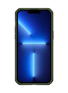 Itskins Hybrid Tek Case For iPhone 14 Pro - Olive Green And Transparent-4894465873844
