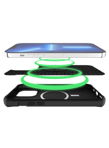 Itskins Ballistic Carbon Case Compatible With Magsafe For iPhone 14 Pro Max - Black1-4894465796518