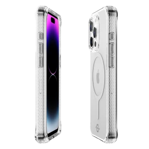 Itskins Hybrid Clear Case Compatible With Magsafe Iphone For 15 Pro Max - Transparent-4894465639273