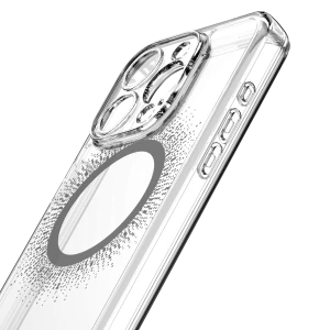 Itskins Avana Aura Series Case Magsafe Compatible With Camera Lens Protector For Iphone 15 Pro Max - Aura Black-4894465593728