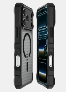 Itskins Supreme Tek Series Magsafe Case with Stand Mor iPhone 17 Pro Max -Black-4894995000697