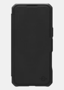 Itskins Hybrid Magfolio Series Magsafe Book Case For iPhone 17 Pro Max -Black