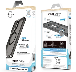 Itskins Samsung S26 Ultra Hybrid Vapor Magsafe Case - Smoke-4894465332020