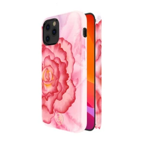 Kingxbar Peony Flower Case For iPhone 12 Pro Max - Pink