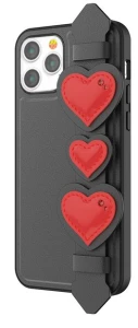 Kingxbar Refreshing GriP Case With Swarovski Crystals For iPhone 12 Pro Max - Black