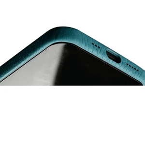 Melkco Origin Paris Series Clemence Leather Regal Snap Cover Case For Apple iPhone 12 Pro Max - Dark Blue