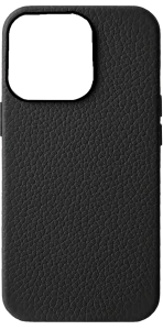 Melkco-Origin Paris Series Clemence Leather Regal Cover Case For iPhone 13 Pro - Black