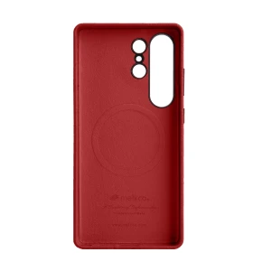 Melkco Origin Series Premium Leather Regal Snap Magsafe Cover for Samsung  S25 ULTRA - Red
