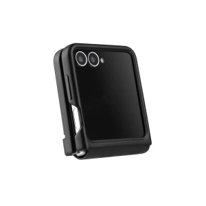 Melkco Origin Series PU Leather Regal Snap Pro Cover Case for Samsung Galaxy Flip 6 - Black