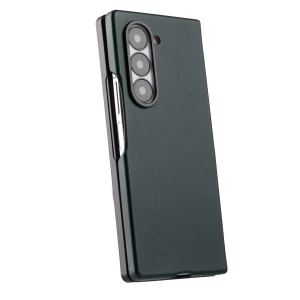 Melkco Origin Series PU Leather Regal Snap Pro Cover Case for Samsung Galaxy Fold 6 - Dark Green