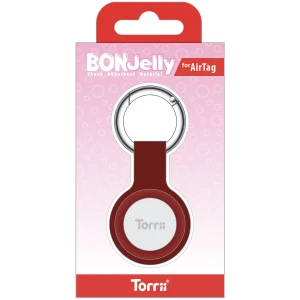 Torrii Bonjelly Silicone Key Ring For Apple Airtag - Red-4897078505201