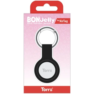 Torrii Bonjelly Silicone Key Ring For Apple Airtag - Black-4897078505164